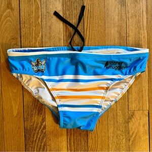 Budgy Smuggler Swim Brief | 32” | Gold Coast Titans Print